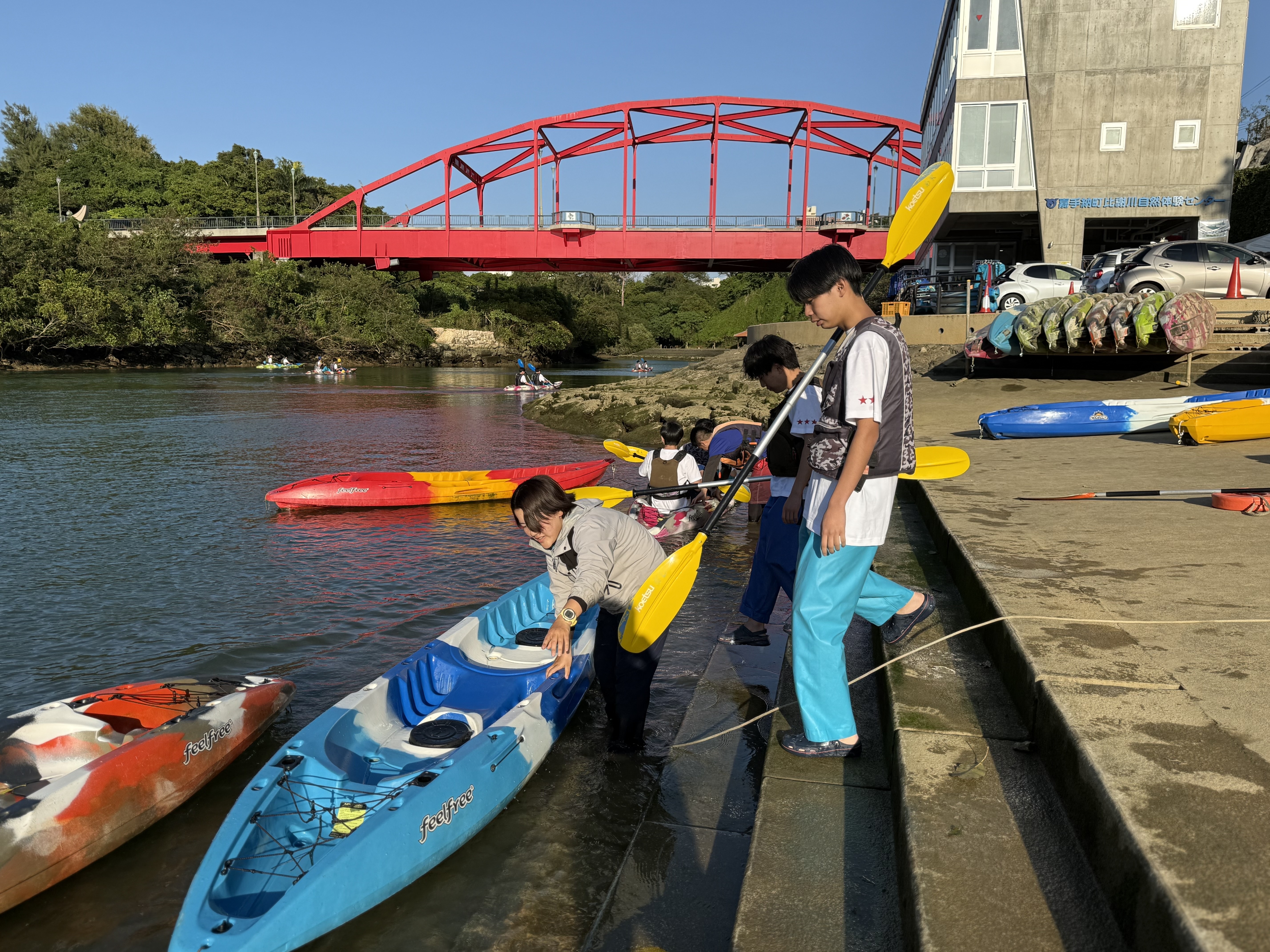 カヤックツアー出発 カヤックツアー出発
